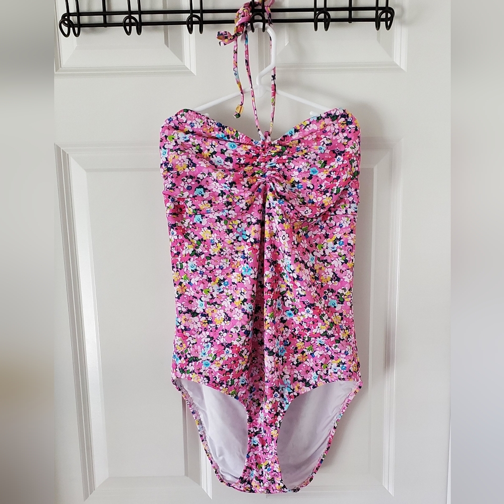 Shoshanna Floral Pink One-piece Swimwear Size 10